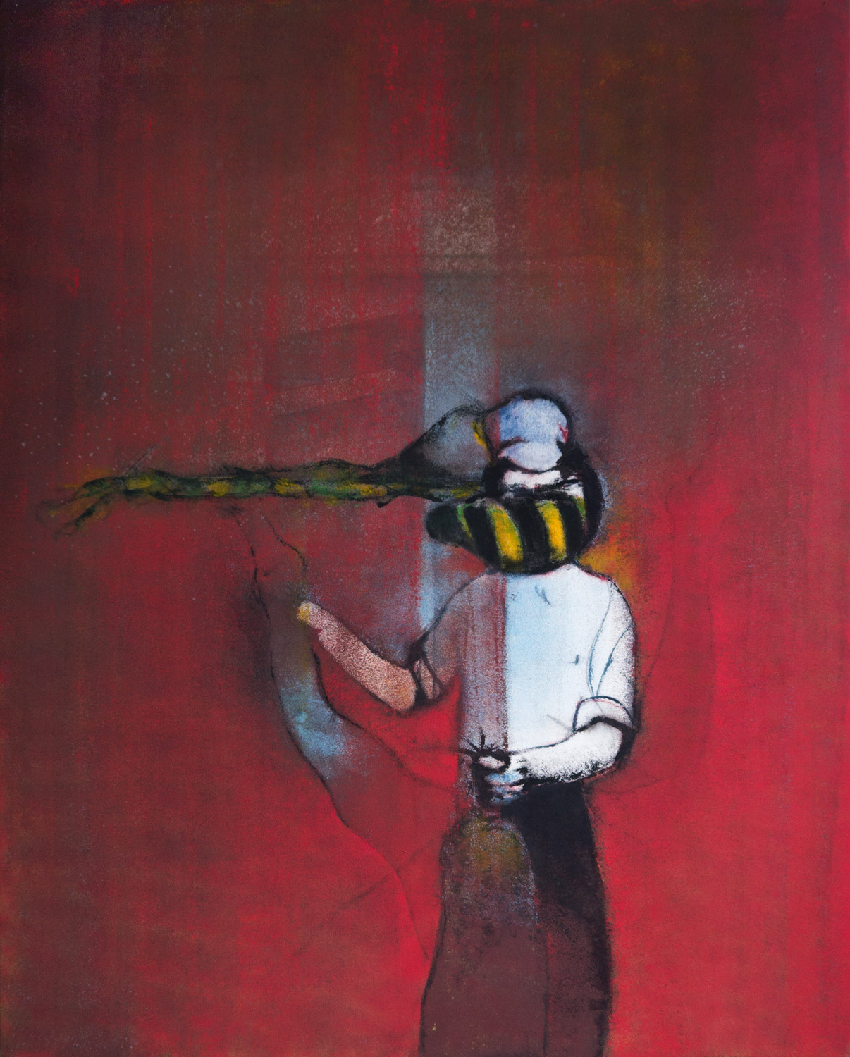 Le Bourdon – Acrylic on canvas – Acrylique sur toile – 64 x 52 in. – 162 x 130 cm – 2020 Jérôme-Borel - Bourdon